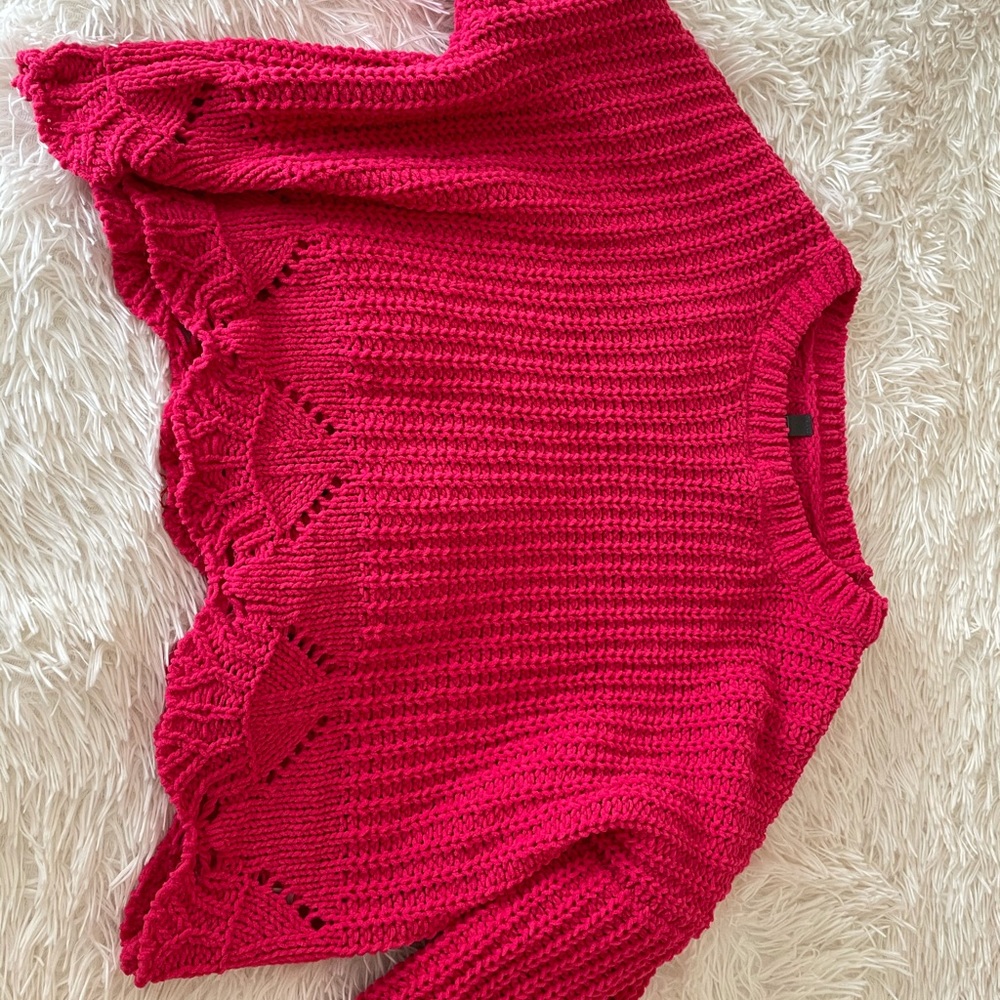 Hot pink sweater